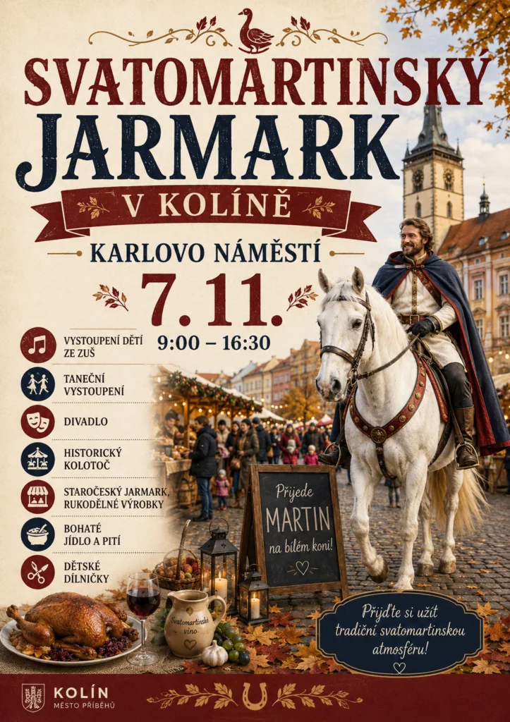Plakát: Svatomartinský jarmark Kolín